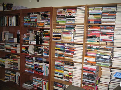 bookshelves